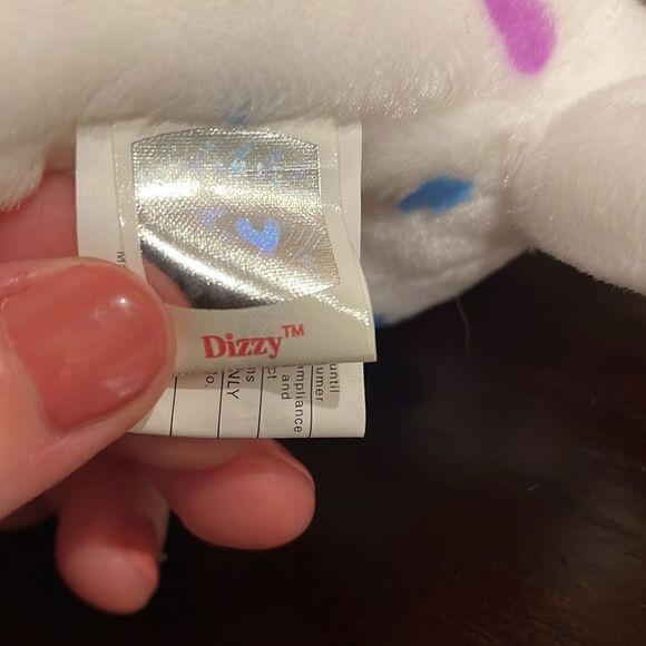 Dizzy the Dog 2001 Ty Beanie Baby in Mint Condition with ear and Tush tags - Picture 5 of 6